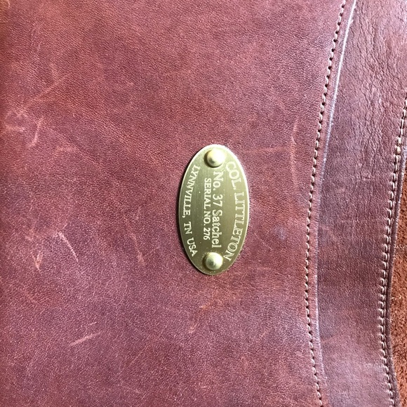 Colonel Littleton Bags Colonel Littleton No 37 Leather Satchel